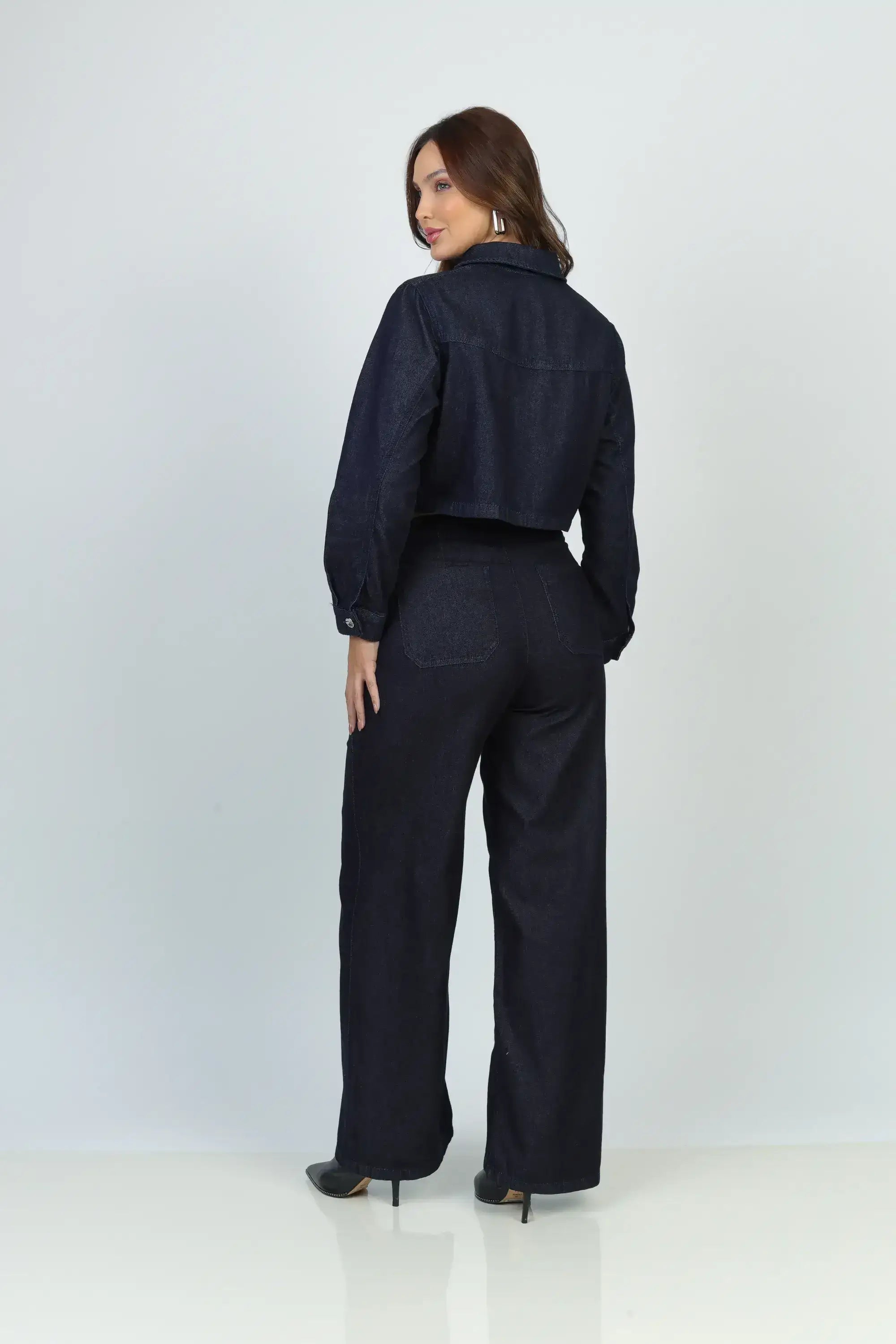 Calça Jeans Reta Alfaiataria