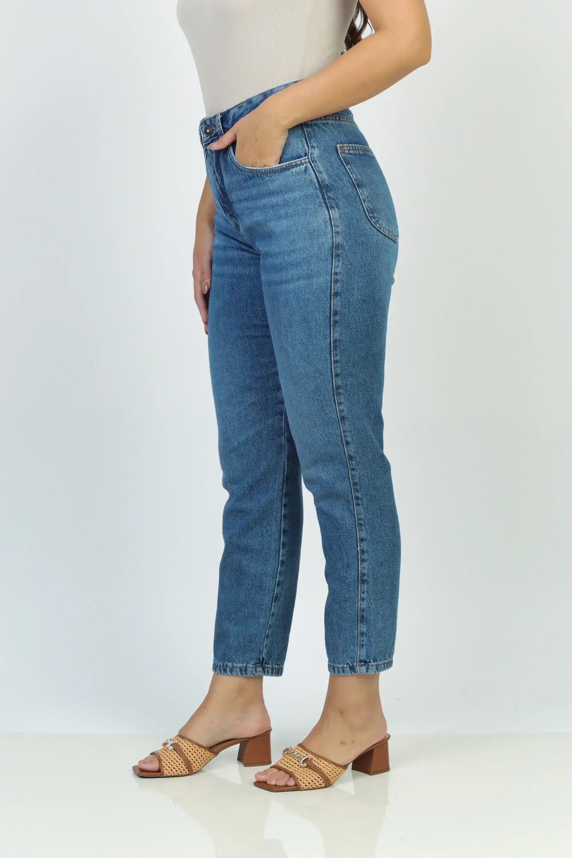Calça Jeans Mom