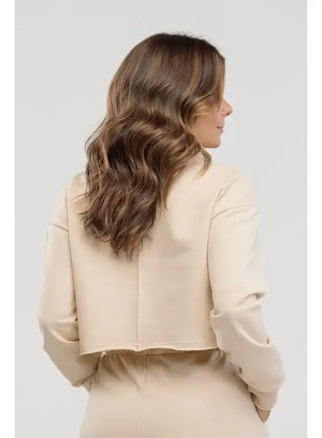 Blusa Cropped de Moletom