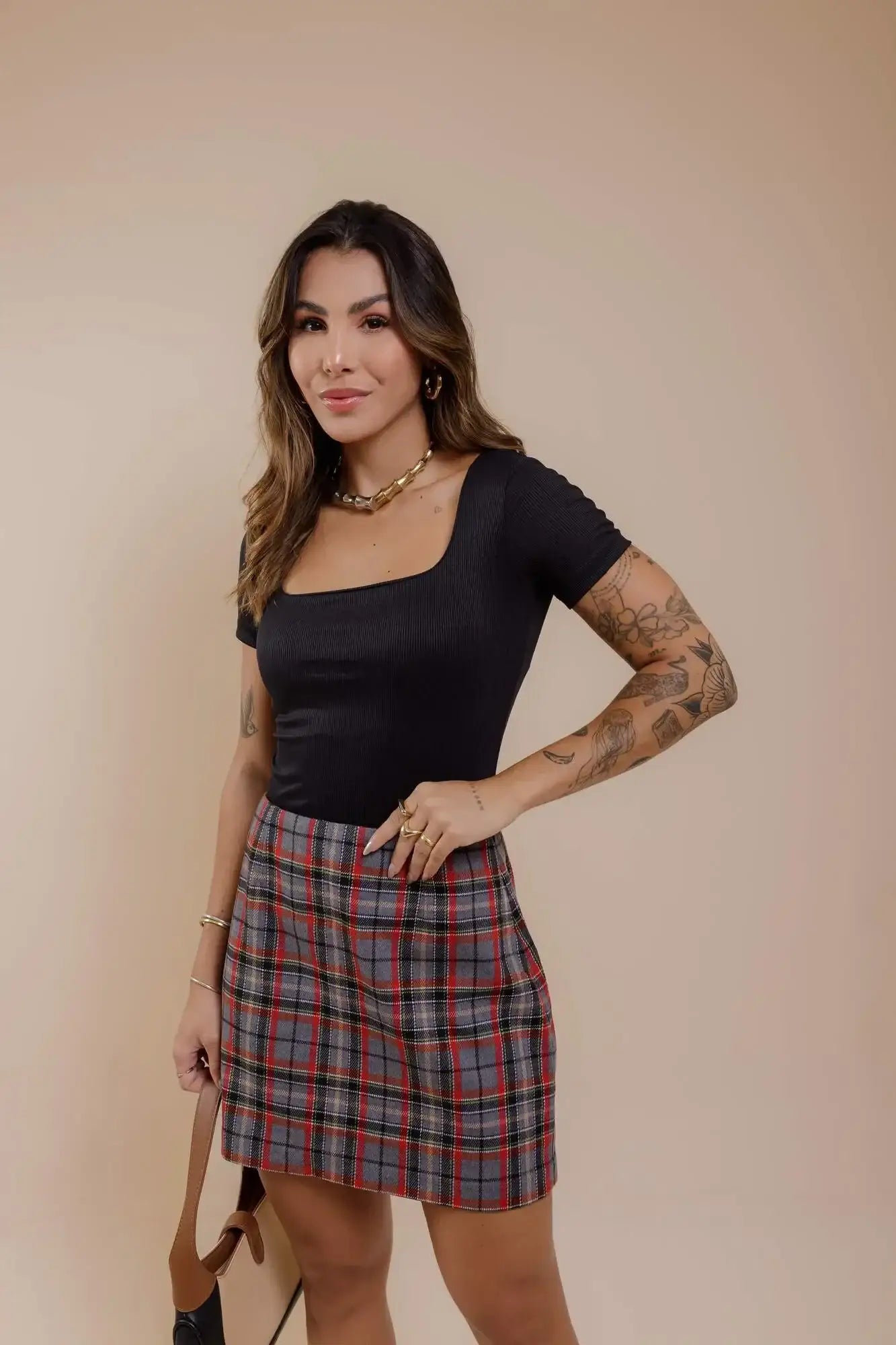 Blusa de Ribana (Decote Quadrado)