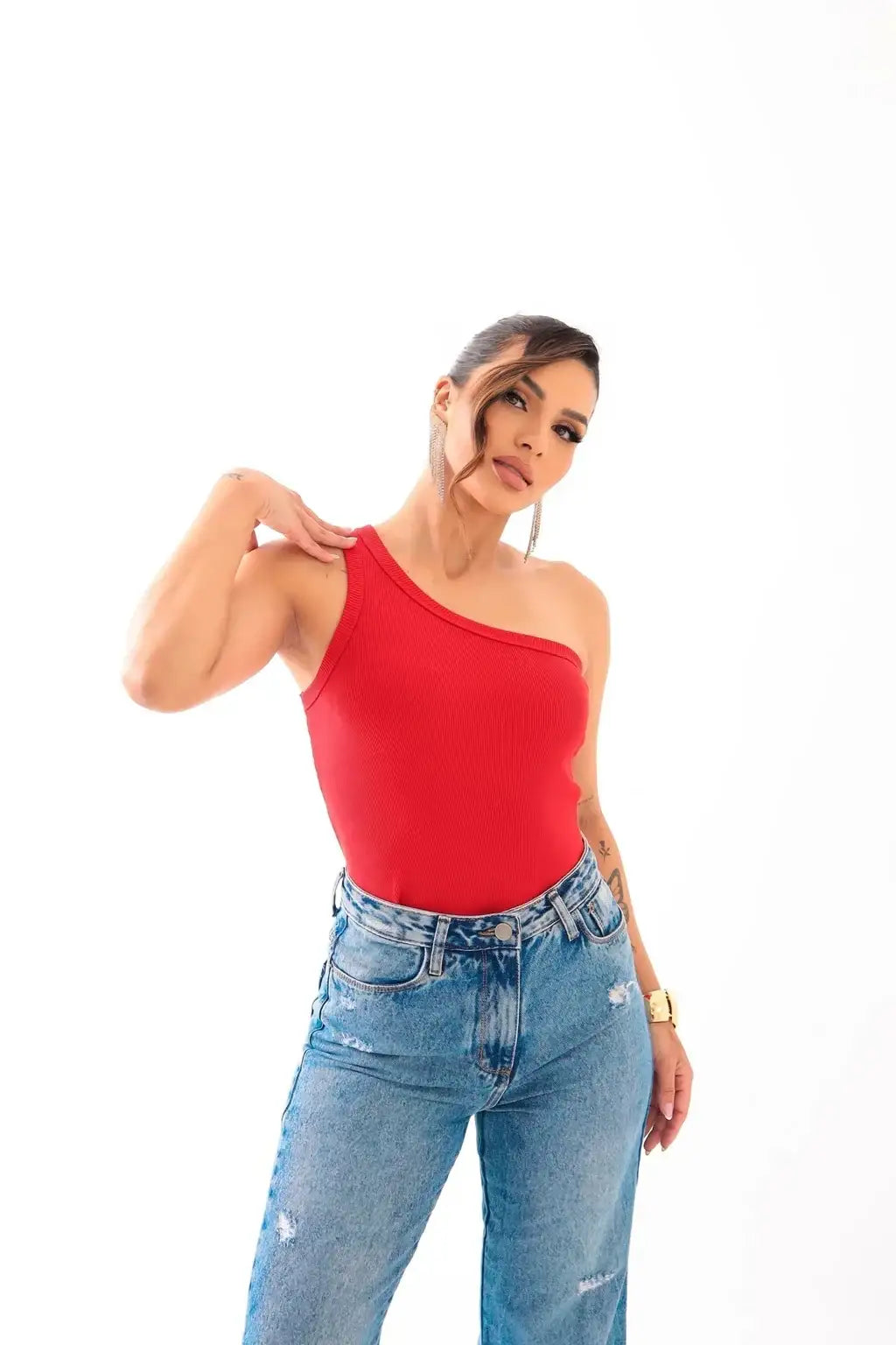 Blusa Decote Ombro Só