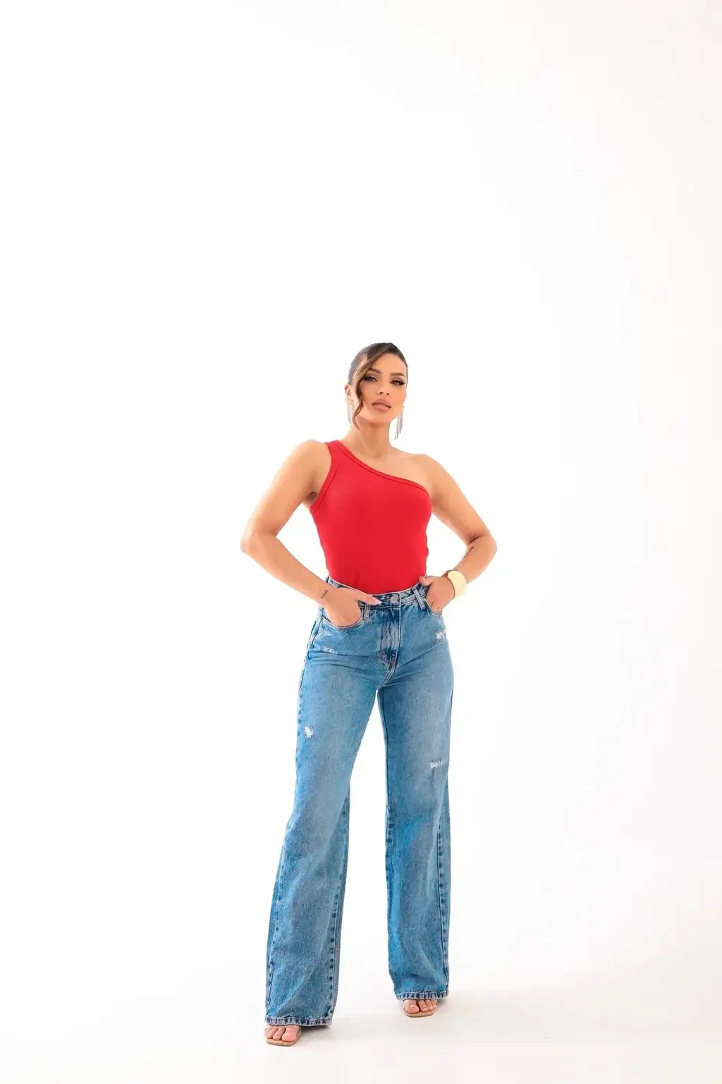 Blusa Decote Ombro Só