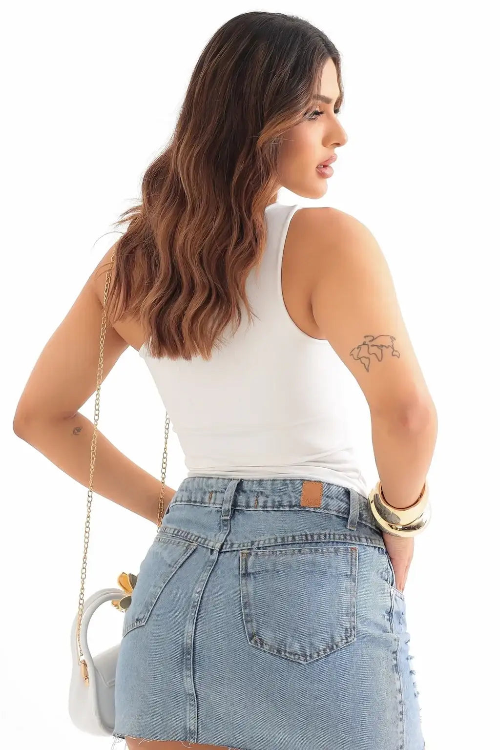 Mini Saia Jeans