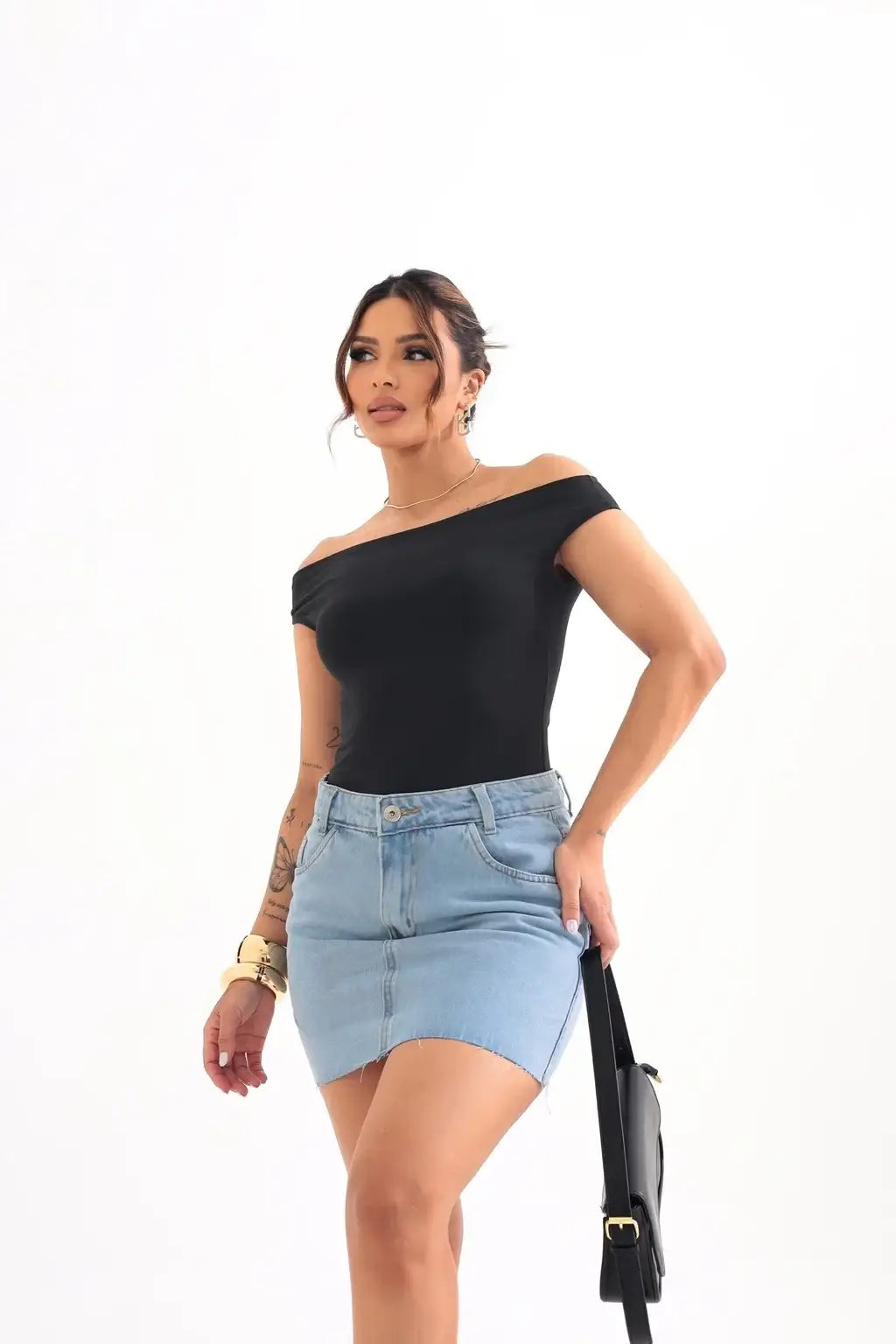 Mini Saia Jeans