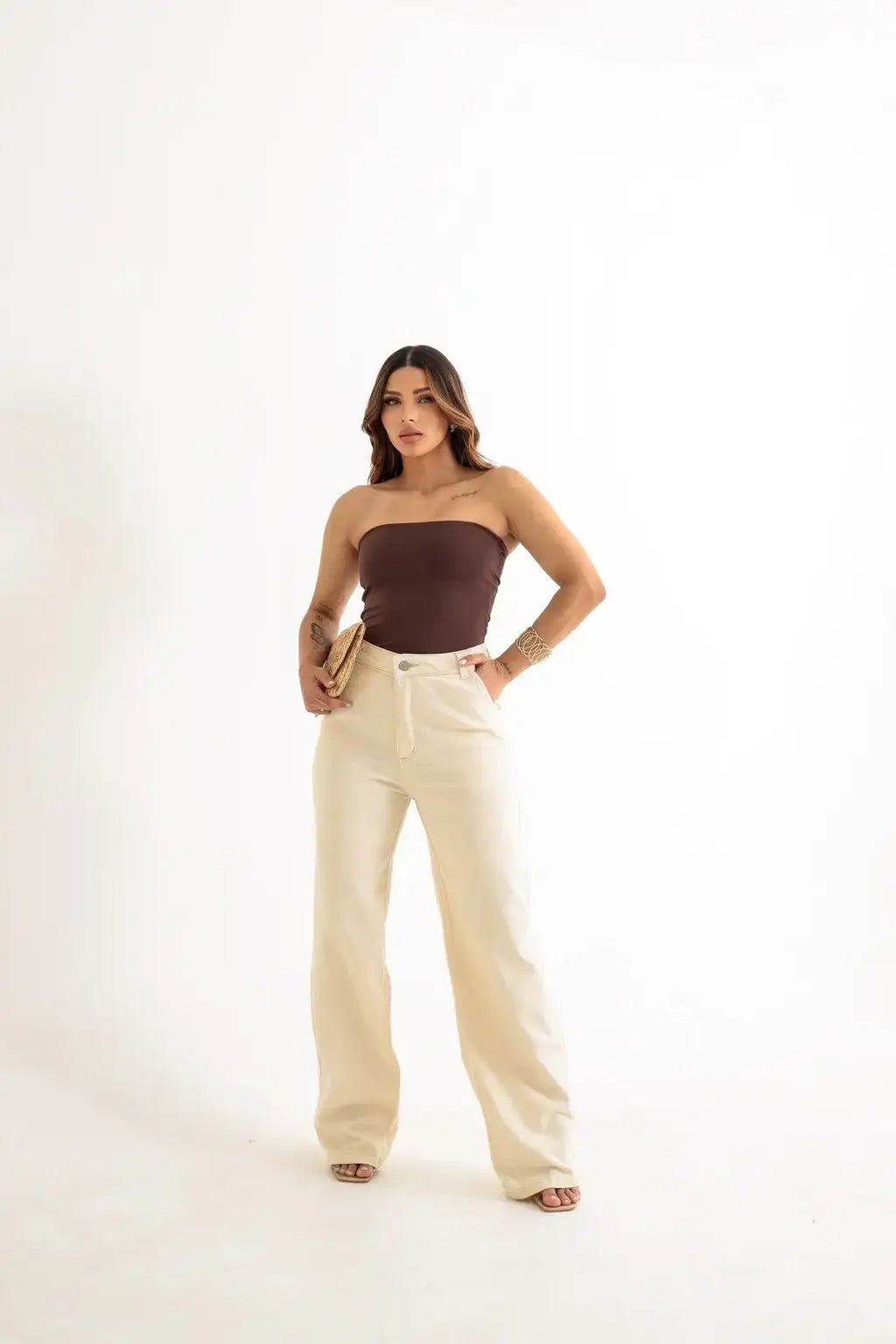 Calça Jeans Reta
