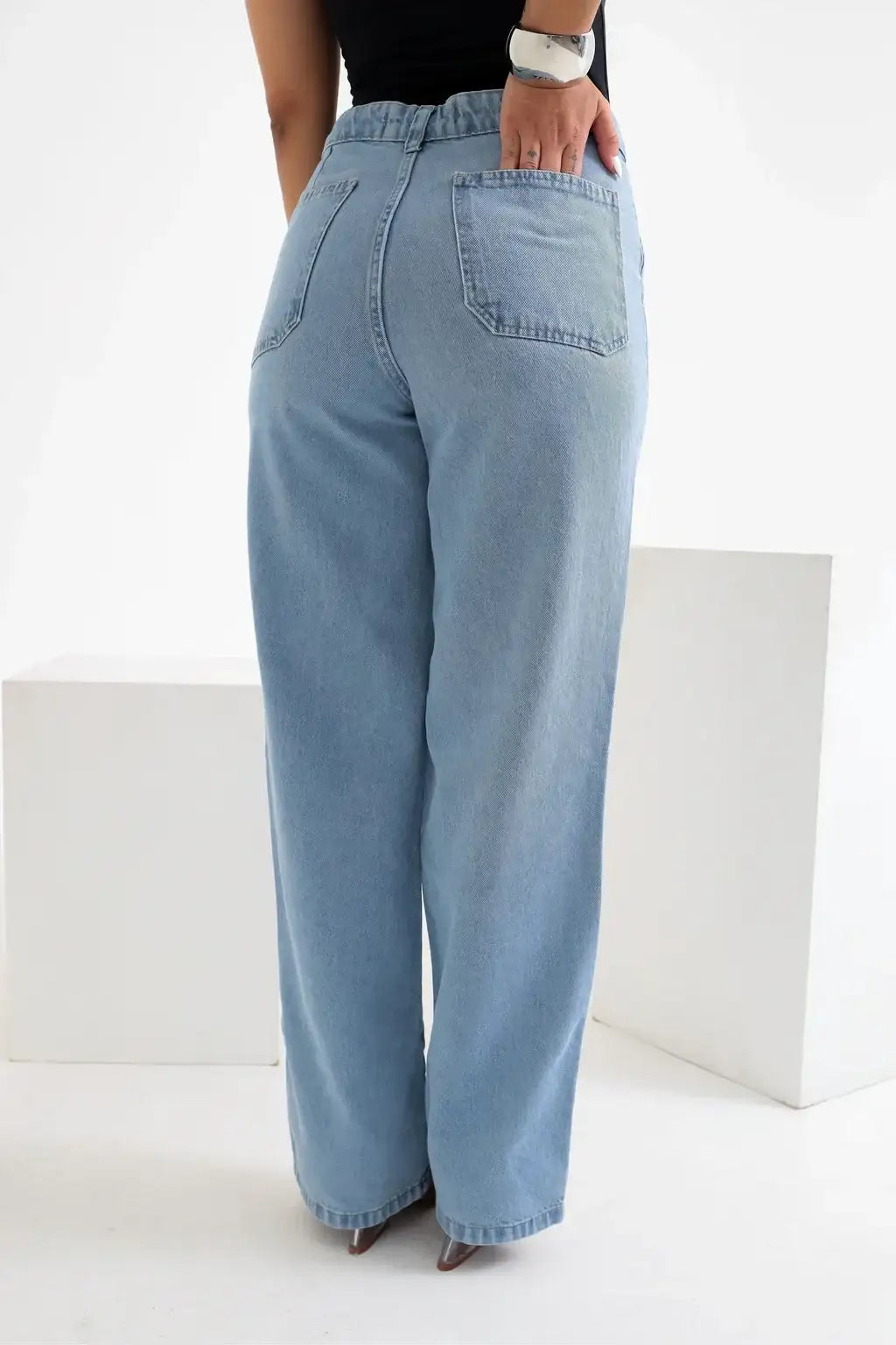 Calça Jeans Reta