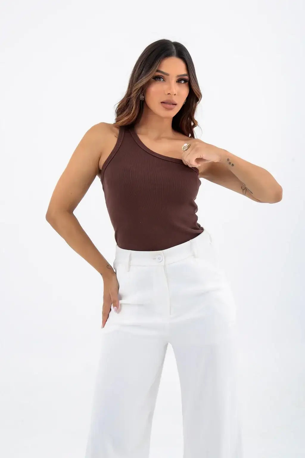 Blusa Decote Ombro Só