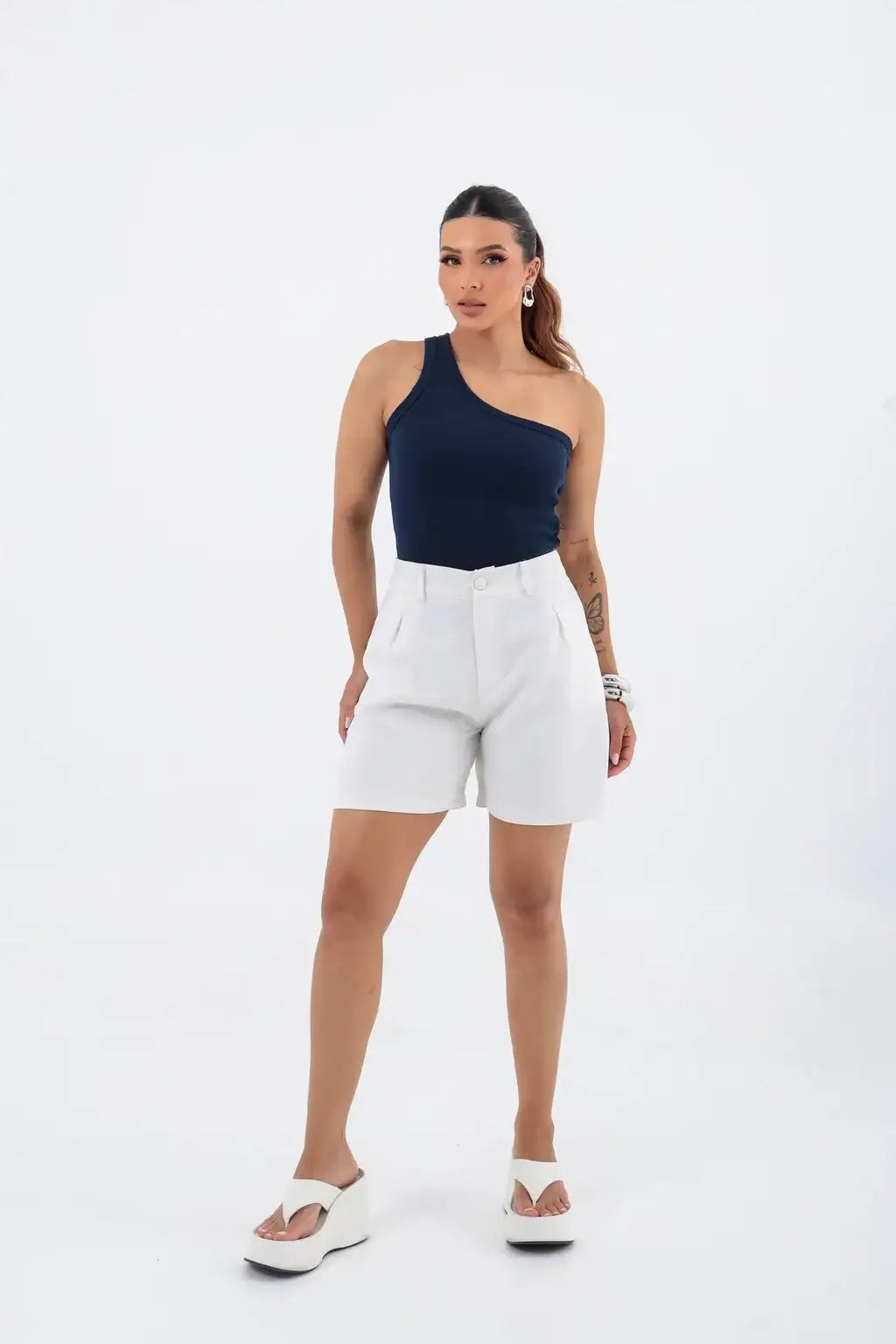 Blusa Decote Ombro Só