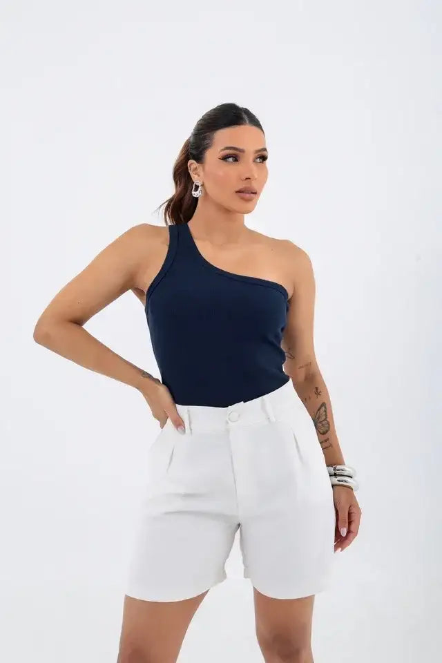 Blusa Decote Ombro Só