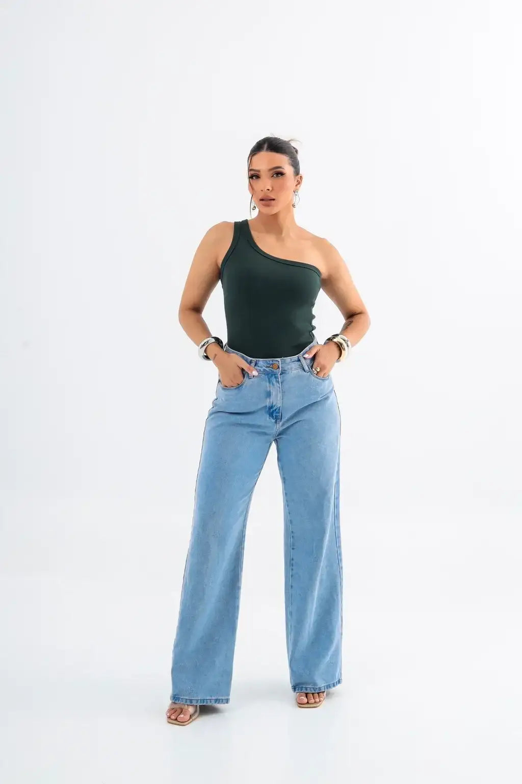 Blusa Decote Ombro Só