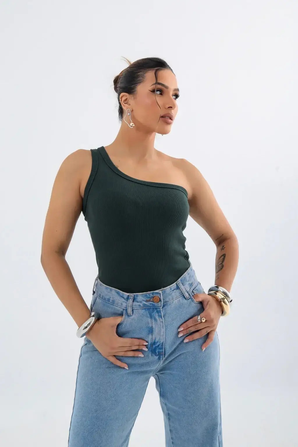 Blusa Decote Ombro Só