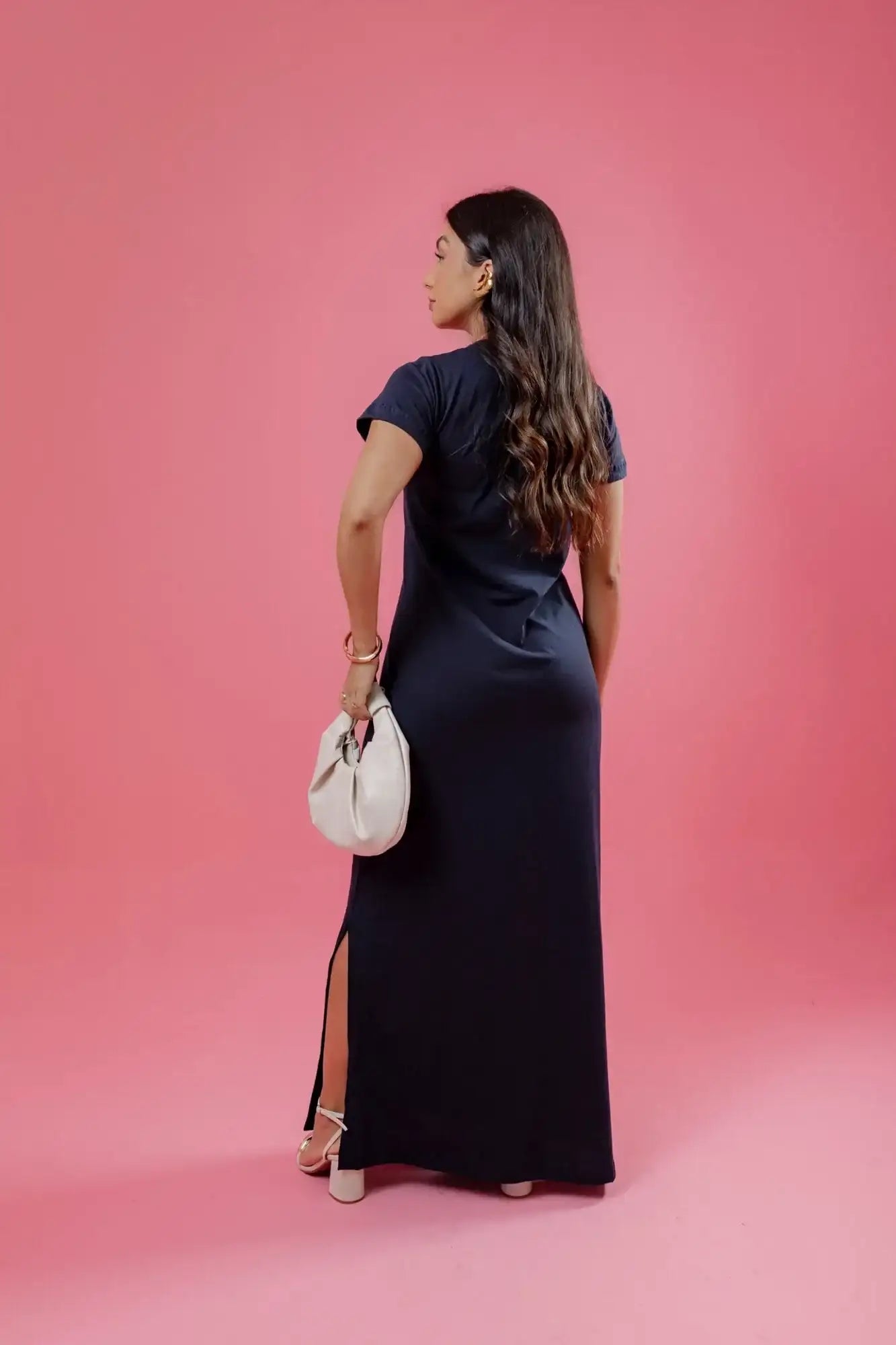 Vestido longo Estampado