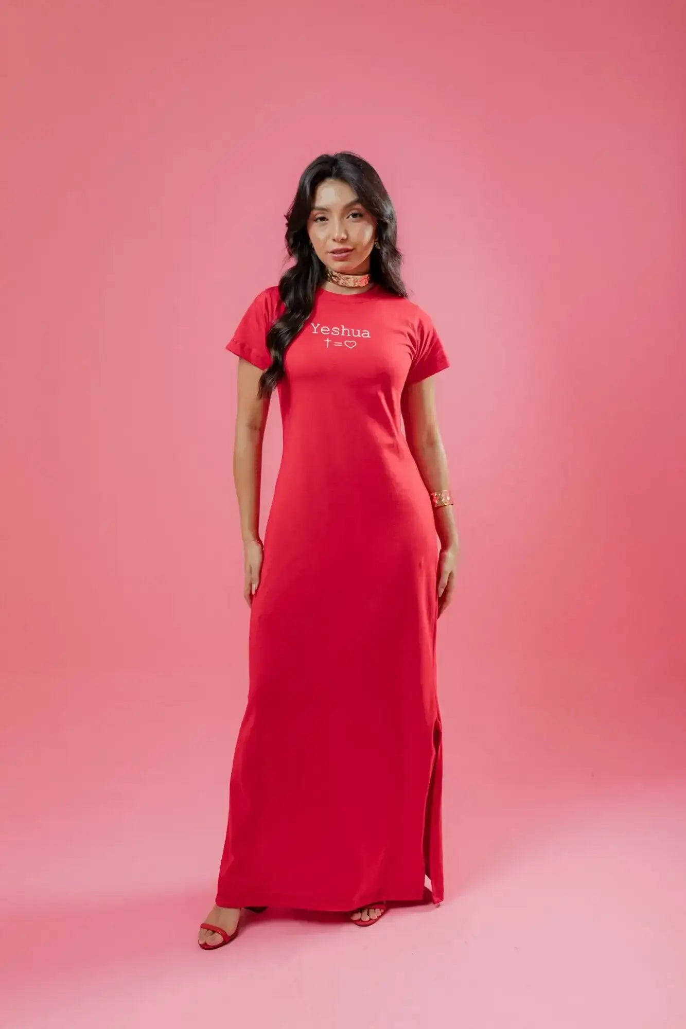Vestido longo Estampado