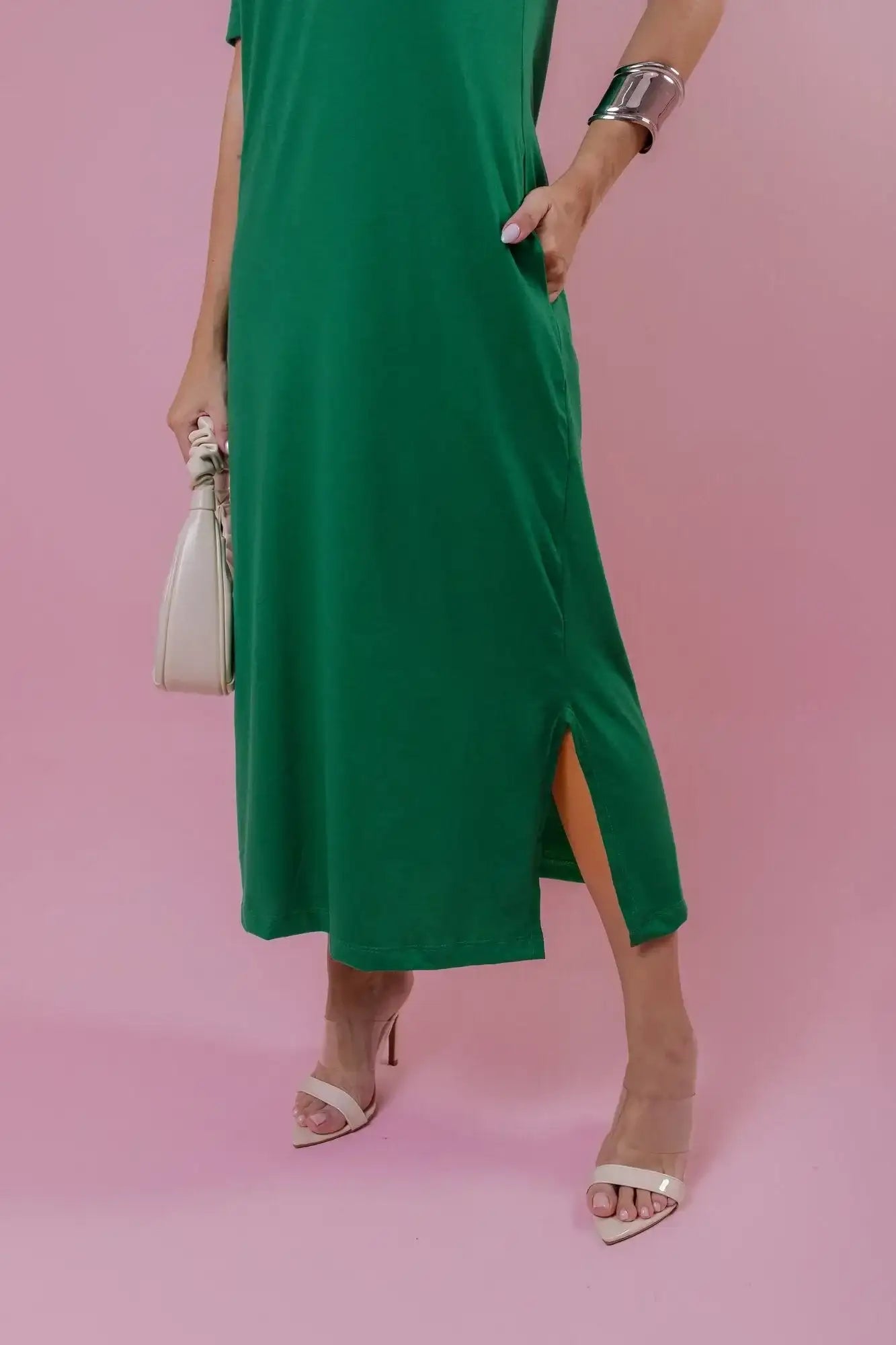 Vestido Midi (Gola Alta)