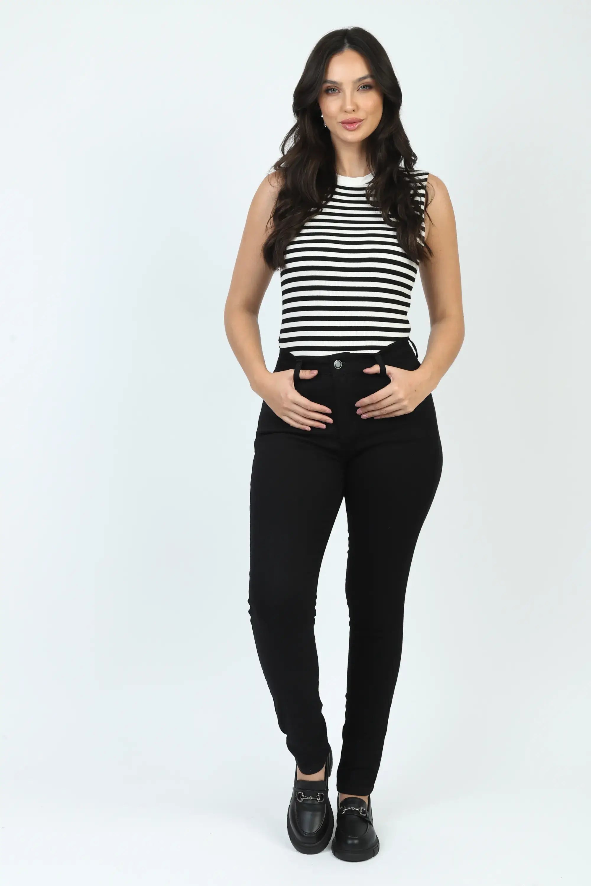 Calça Jeans Skinny Black