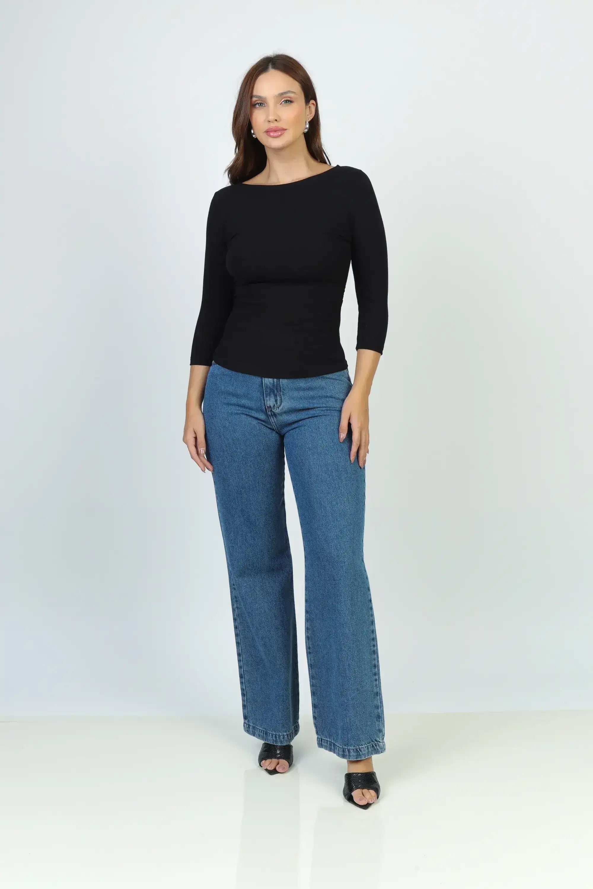 Calça Jeans Wide Slim