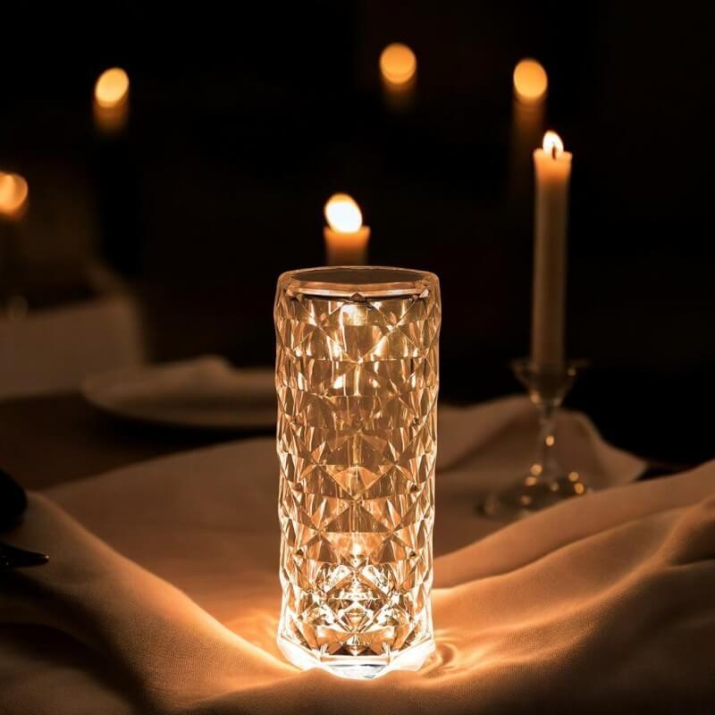 Luminária de Mesa LED Cristal USB Olliver™