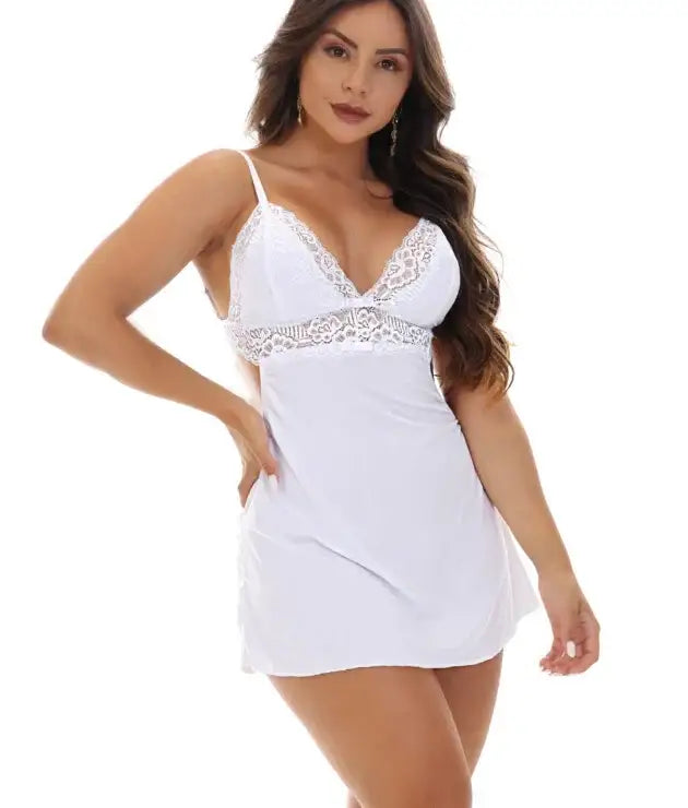 Camisola em Microfibra Aberta nas Costas – Leidiane