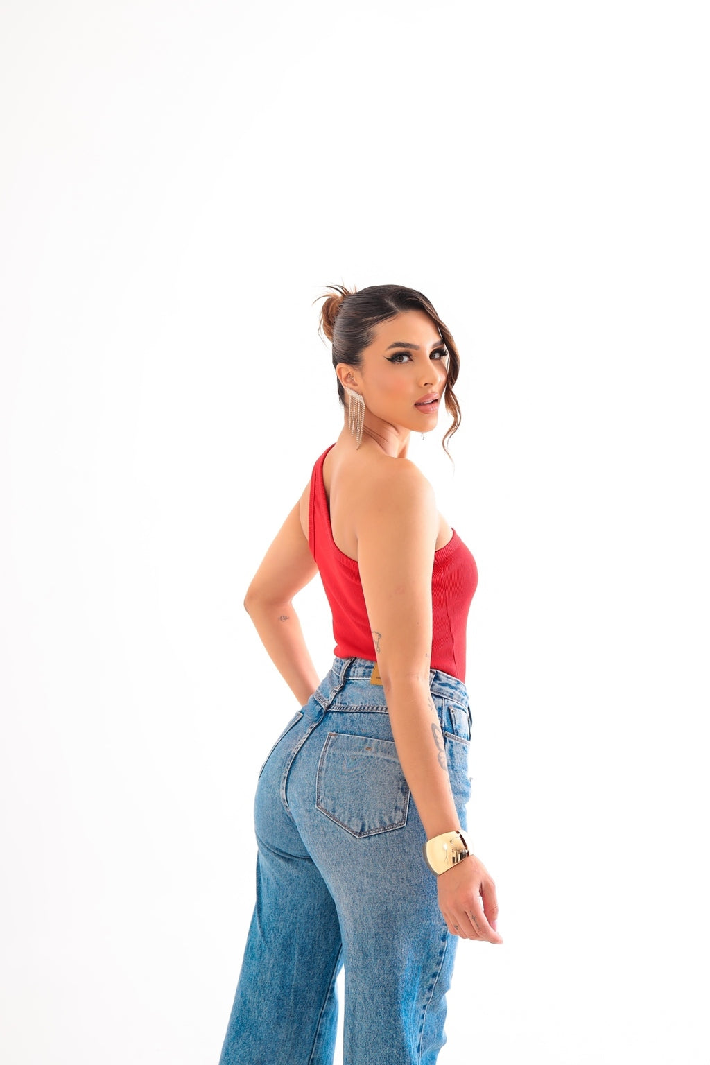 Blusa Decote Ombro Só