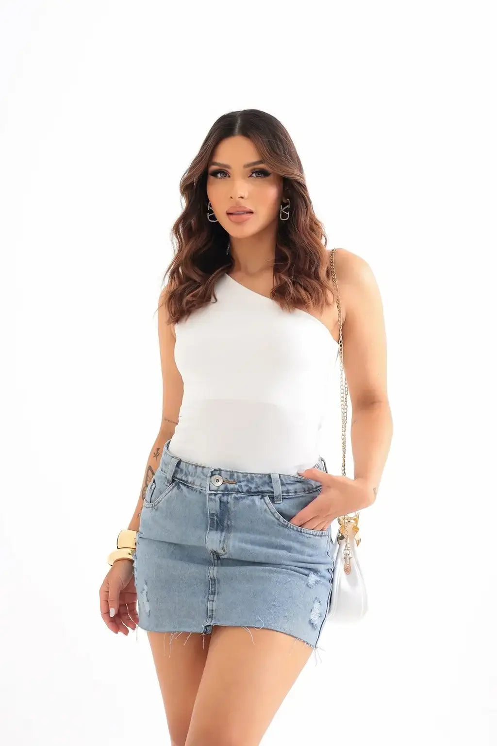 Mini Saia Jeans