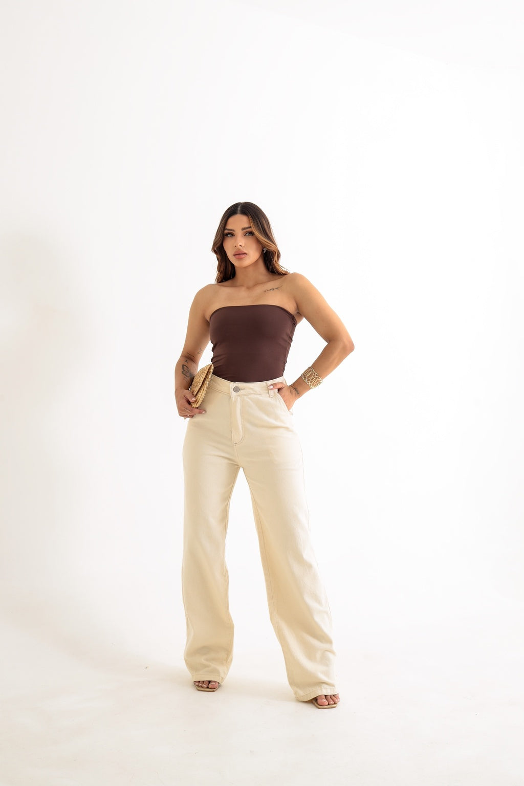 Calça Jeans Reta