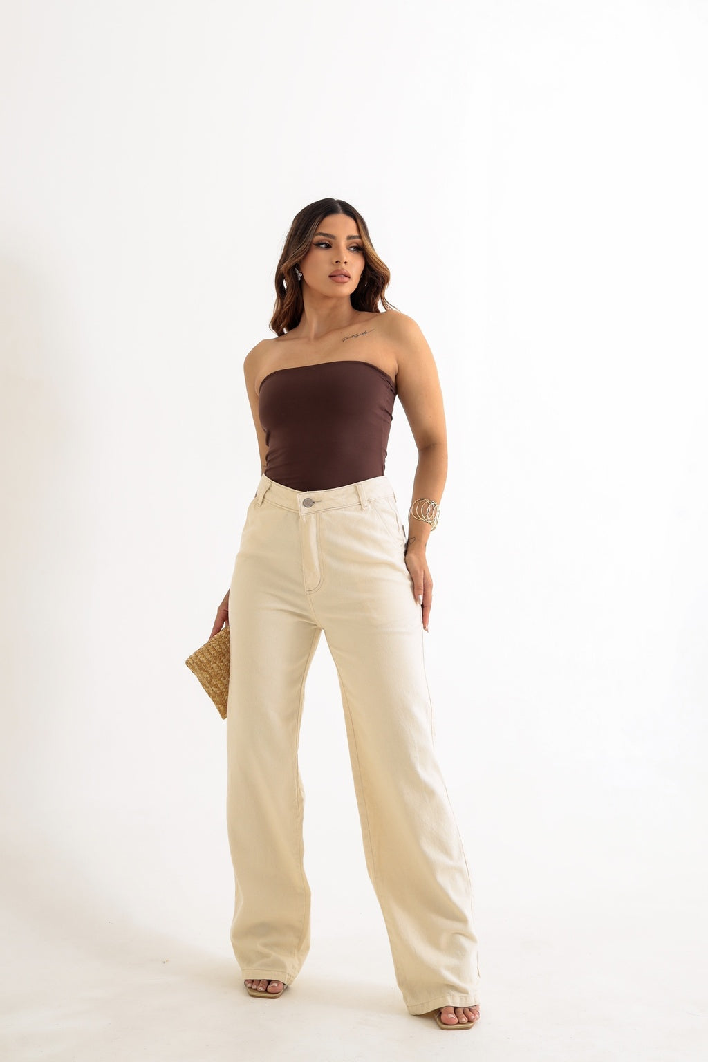 Calça Jeans Reta
