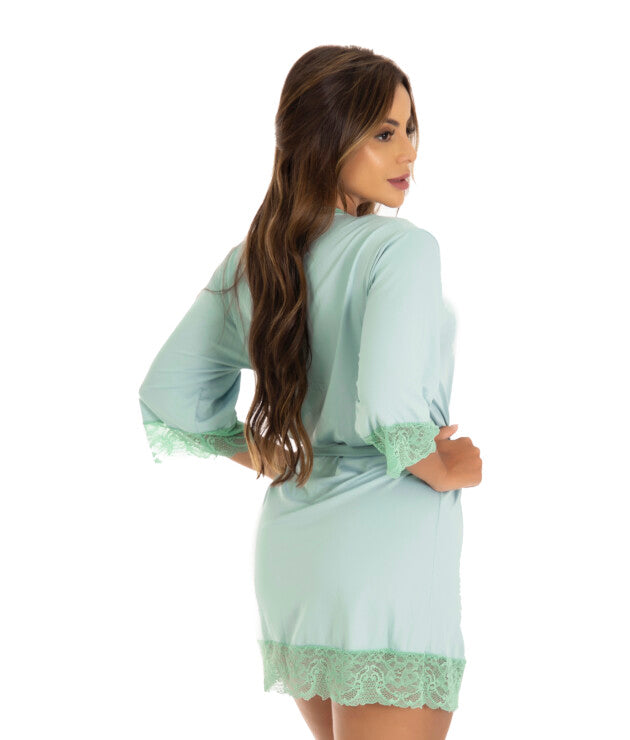 Robe feminino em microfibra – Gabrielle